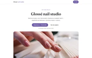 Concept demo website for a nail studio